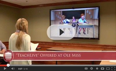 TeachLive is offered at Ole Miss
