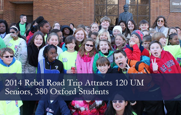 Sixth-graders from Oxford Middle School